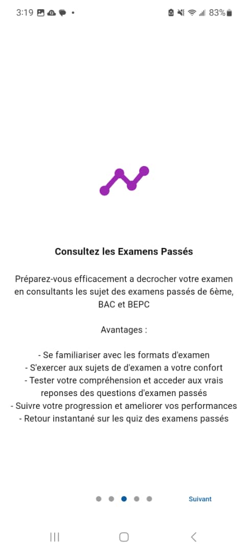 Educom — examens passés